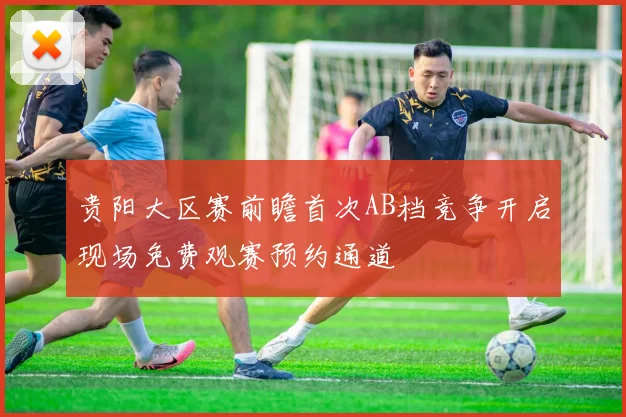 贵阳大区赛前瞻首次AB档竞争开启现场免费观赛预约通道
