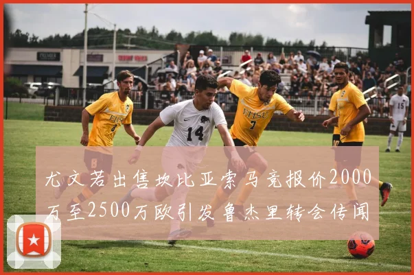 尤文若出售坎比亚索马竞报价2000万至2500万欧引发鲁杰里转会传闻