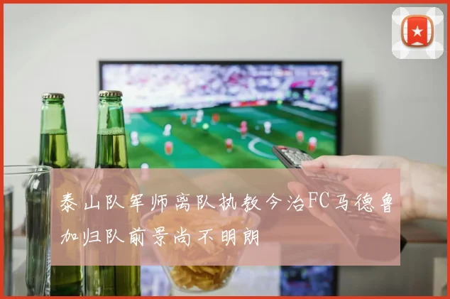 泰山队军师离队执教今治FC马德鲁加归队前景尚不明朗