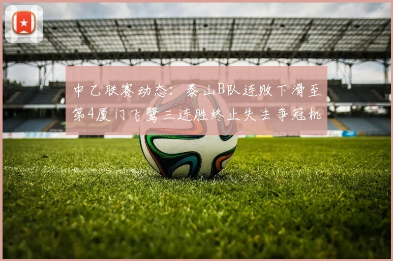 中乙联赛动态：泰山B队连败下滑至第4厦门飞鹭三连胜终止失去争冠机会